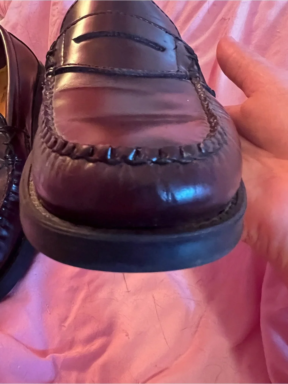 G.H. Bass Weejuns Whitney Penny Loafers Burgendy Size 8